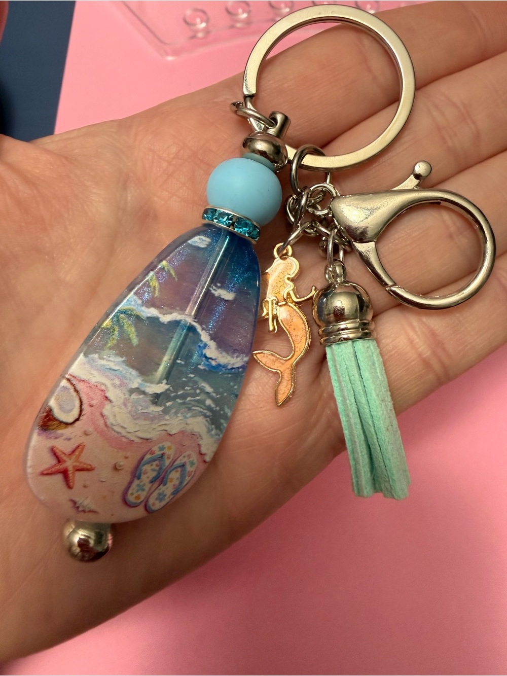 New Beach Themed Keychain